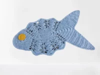 Gehäkelter Fisch in blau - MyCrocheting
