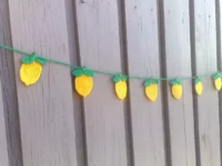Gehäkelte Zitronen Girlande - MyCrocheting