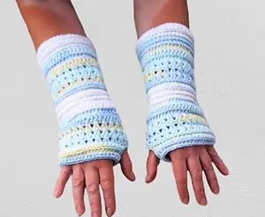 Gehäkelte fingerless Handschuhe - MyCrocheting