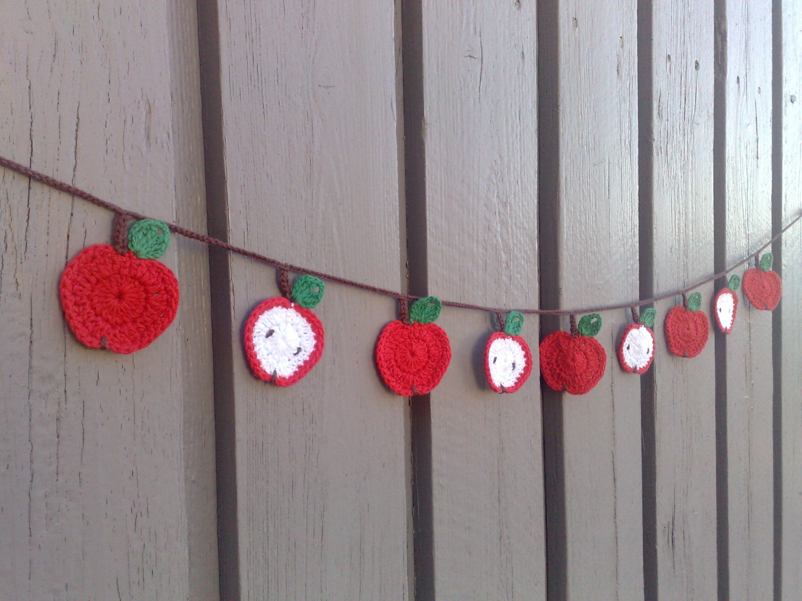 Apfel Girlande